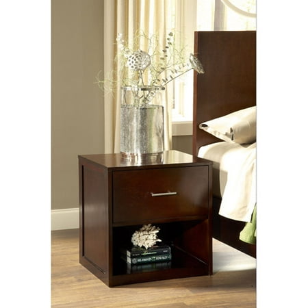 Modus Furniture International Modera 2-Drawer Nightstand, Chocolate Brown