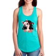 thumbnail image 1 of Girl With Fox Spirit Mask Racerback Tank Women -Smartprints Designs, Female Large, 1 of 4