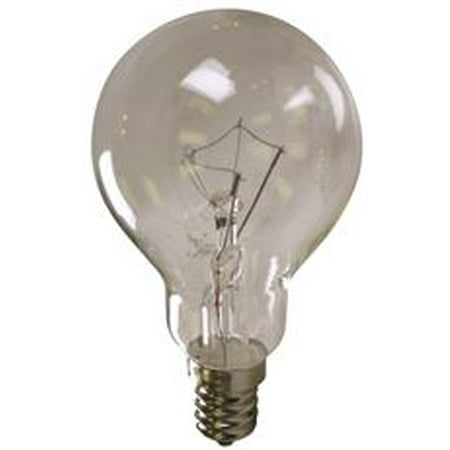 Candelabra Base Incandescent Lamp - Satco Incandescent Lamp A15, 60 Watt, 120 Volt, Candelabra Base, Clear, 1,000 Average Rated Hours, 10 Per Box