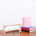 thumbnail image 2 of Lksixu Pencil Case Durable Pencil Pouch Transparent Triangular Pencil Case Stationery Storage Bag Student Large Capacity Zipper Storage Bag Stationery Organizer Travel Cosmetic Storage Bag, 2 of 5