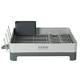 thumbnail image 4 of Gibson Home Nestcraft Full Size Rust Resistant Dish Rack with Drain Board and Flatware Caddy - Grey, 4 of 15