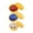 A, variant on Cute Dumpling Shaped Slime Toy Set with Smiling Face Design in Round Containers for Sensory Play and Stress Relief
