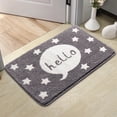 thumbnail image 2 of 1PCS Runner Rug Faux Carpet Bathroom Floor Mats Door Carpet Washable Fast Dry Area Rug for Bedroom Doorway Toilet Doormat, 2 of 4