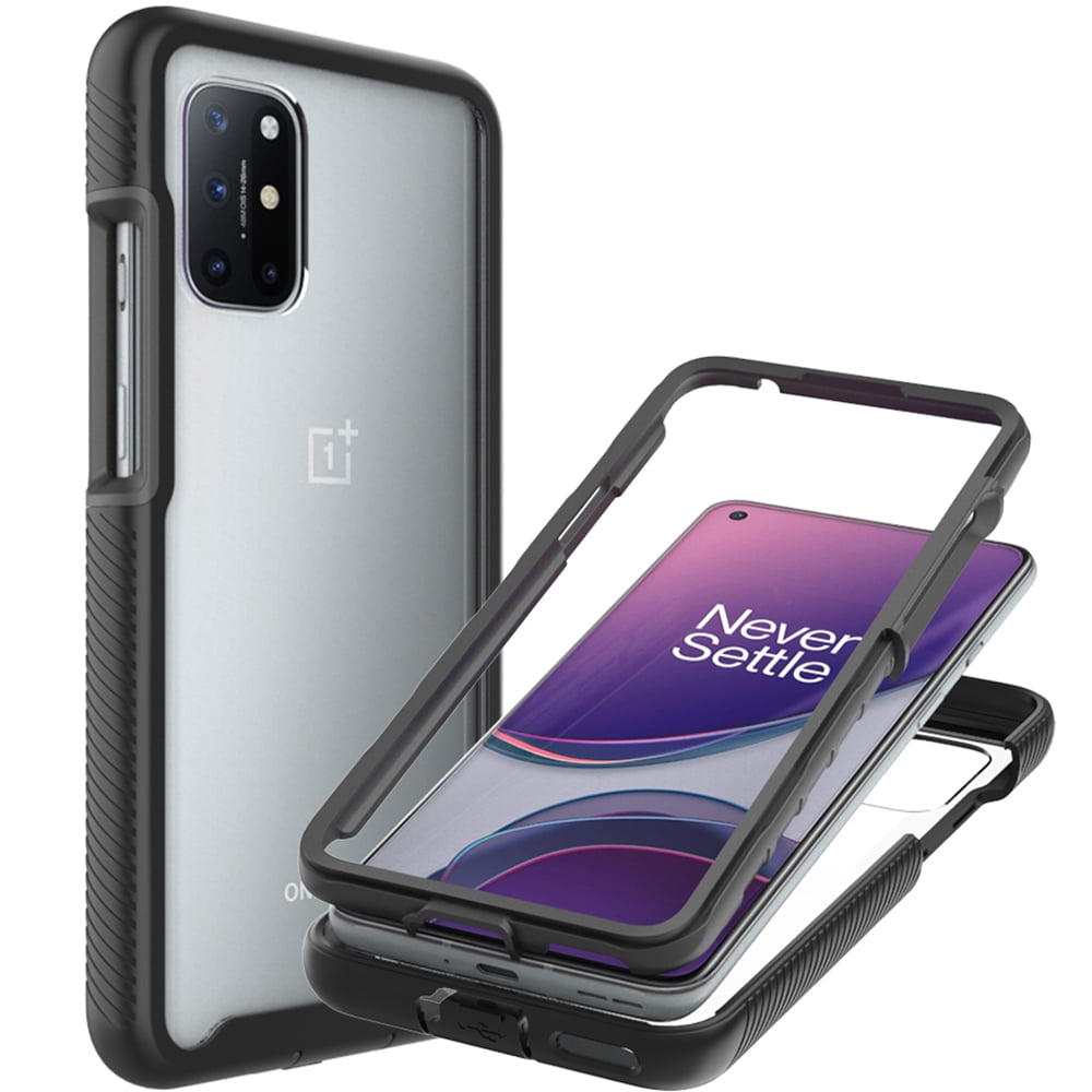 Coveron Oneplus 8t Case Oneplus 8t Plus 5g Phone Case Military Grade Full Body Rugged Slim Fit Clear Cover Black Walmart Com