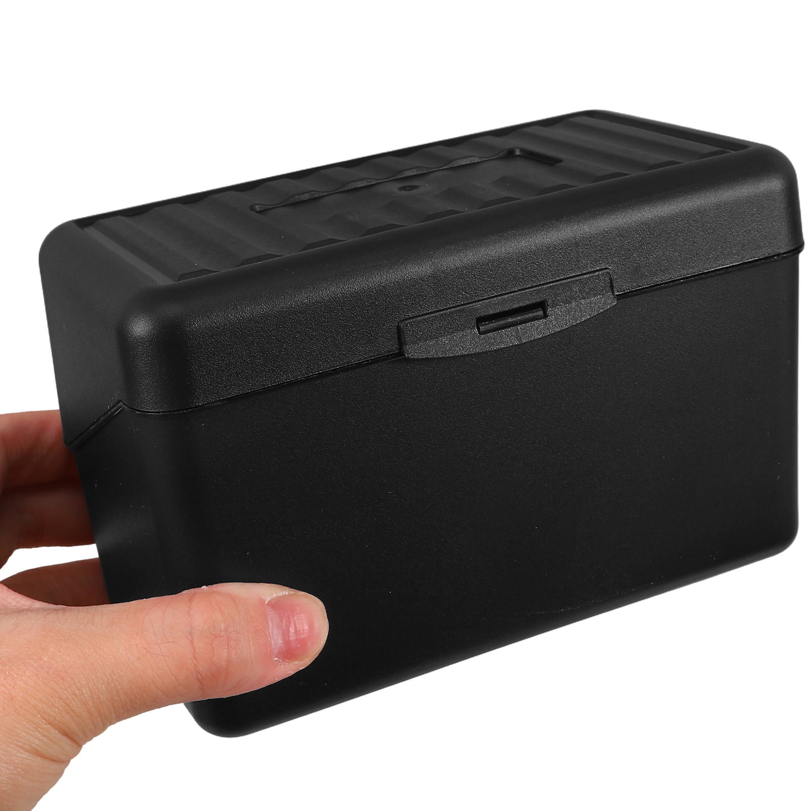 OULII 1 Set Flash Card Holders Plastic Index Card Holders Card Organizer Index Card Box Recipe Card Box Business Card Organizer with Divider for Home Office