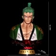 thumbnail image 3 of Media figura con caja de luz, One Piece Wano Country, modelo Zoro Luffy, regalo, 15cm, 3 of 5