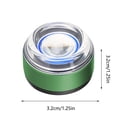 thumbnail image 3 of Luz trasera de bicicleta Luz de señal de giro con sensor de freno inteligente | 7 modos | Alerta de audio | Control remoto inalámbrico | 500mAh Recargable | Resistente al agua | Equipo de seguridad, 3 of 8