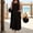 Black, variant on Women's Plus Size Metal Ring Strap Maxi Overall Dress with Pockets Casual Loose Sleeveless Jumper Dress for Daily Beach Vacation XL