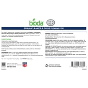 Bioda Professional Strength Enzyme Drain Cleaner, Septic Safe Drain Odor Eliminator, Smell Eliminator