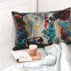 thumbnail image 4 of Balery Colorful Graffiti Cow Funda de Cojín Estampada, Regalos para Mujeres, Regalos de Amor para Ella, Regalos para Novia o Esposa, Funda de Almohada-16"x24", 4 of 6