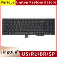 thumbnail image 2 of New US Russian Laptop Keyboard For Lenovo IBM ThinkPad E570 E575 E570C 01AX160 01AX200 RU With Mouse, 2 of 6
