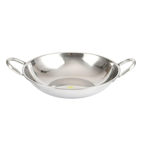 

Daolelai 304 Small Hot Pot Dry Pot Pot Household Stainless Steel Dry Pot Pot Flat Bottom Pot