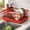 Red, variant on Dish Drying Rack for Kitchen Counter, Carbon Steel Sink Organization with Drainboard & Cutlery Holder, Space-Saving Sturdy Metal Rack (Gray)