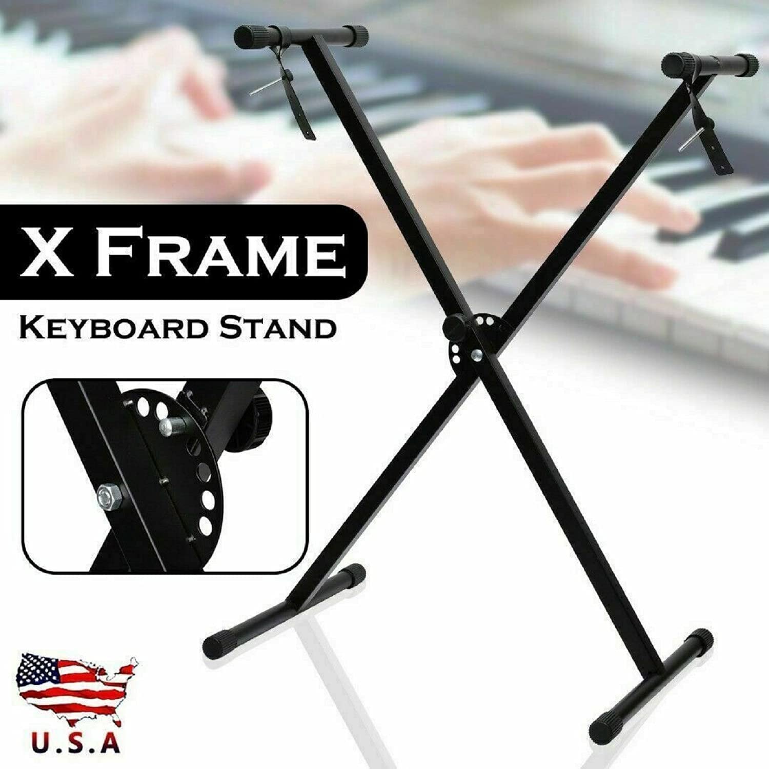 5 Core Premium X-Style Keyboard Stand Pro Adjustable Heavy-Duty