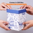 thumbnail image 3 of Topadorn Retro Nautical Navigation Ceramic Travel Mug, 17oz, Blue Vintage Map Print with Leakproof Lid, Gift Boxed, 3 of 12