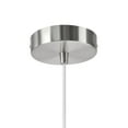 thumbnail image 5 of Aspen Creative 61054 Adjustable One-Light Hanging Mini Pendant Ceiling Light, Transitional Design in Satin Nickel Finish, Black Opal Glass Shade, 7 3/4" Wide, 5 of 5