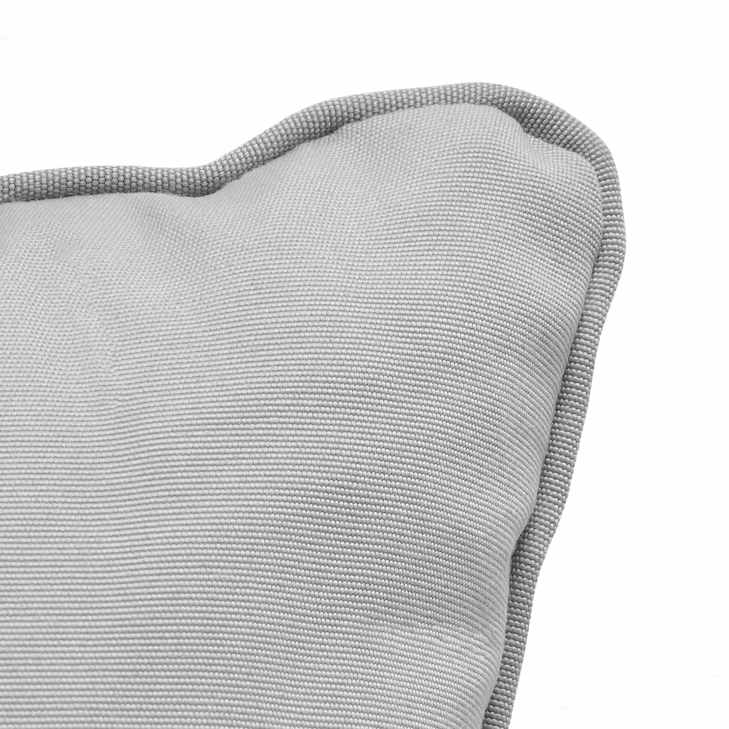 Noble House 23.50" x 27.00" Gray Rectangle Chair Outdoor Seating Cushions (2 Pack)