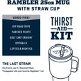 thumbnail image 3 of YETI Rambler 25 oz Straw Mug, Vacuum Insulated, Stainless Steel, Tropical Pink, 3 of 8