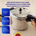 thumbnail image 4 of Universal (10.5 Quart / 10 Liter) Olla De Presion, Aluminum Pressure Pot with 6 Safety Systems, 11-Serving Stovetop Cooker, Pressure Cooker Made in Colombia, 25-Year Warranty, 4 of 6