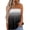 Black, variant on Cathalem Leather Shirt Girls Women Stripe Strapless Bandeau Tank Casual Sleeveless Summer Vacation Loose Active Tops Women Vest Black Medium