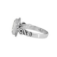 thumbnail image 3 of Natural Clear Quartz Oval Cut Ring in 925 Oxidized Sterling Silver | Handmade Bezel Set | 2.49 Ct Transparent Gemstone (9), 3 of 7