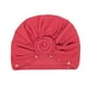 thumbnail image 5 of Minnieouse Hijab turbante con nudo, gorro étnico, pañuelo plisado, tocado ajustable, accesorios de estilismo, gorras de capó, rosa roja Type2 NO2, 5 of 6
