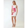 thumbnail image 7 of Bodycon Mini Dress with Floral Pattern, 7 of 7