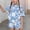 Multicolor3, variant on Girls Summer Outfit Sets, Casual School Short Sleeve 2 Piece Kids' Clothing Sets Multicolor Size 10-12
