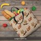 thumbnail image 5 of Balery Squirrel nut backgrounds Bolsa de Mano para Mujeres con Cremallera, Bolsa de Gimnasio con Compartimentos, Bolsa para Laptop, Bolsa para Trabajo, 5 of 7