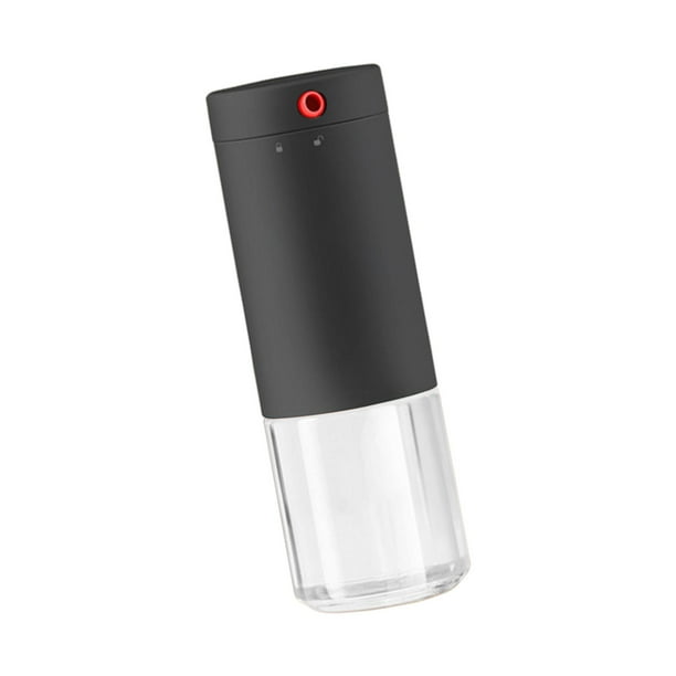 Botella de aceite, dispensador de vinagre, recipiente de cocina de 280 ml, dispensador multiusos de de soja, botella dispensadora de aceite para Negro