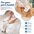 thumbnail image 7 of Self Cleaning Slicker Brush - Negative Ion Pet Grooming Brush Suitable for Dogs & Cats,  Shedding & Haired Pets, 7 of 7