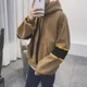 thumbnail image 4 of Sudaderas verdes con capucha para hombre, ropa de hip hop, sudaderas coreanas sencillas con capucha de color pastel para hombre, estilo divertido, novedad en sudaderas de lujo, 4 of 5