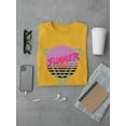 thumbnail image 3 of Retro Summer Logo Men Gold T-Shirt, Male Medium, 3 of 4