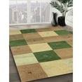 thumbnail image 2 of Ahgly Company Indoor Square Contemporary Metallic Gold Abstract Area Rugs, 3' Square, 2 of 6