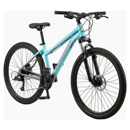 Schwinn AL Comp Mountain Bike, 21 Speeds, 27.5-Inch Wheels, Blue, Womens Style