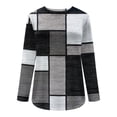thumbnail image 3 of gakvbuo Sweaters for Women Fall Fashion Pullover Sweatshirts Womens Casual Round Neck Long Sleeve Printed Loose Shirt Blouse Tops, 3 of 4