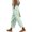 Mint Green, variant on Wide Leg Pants Woman Geometric Print Linen Drawstring Elastic Palazzo Pants Work Casual Fashion Beach Trousers with Pockets Mint Green 2XL