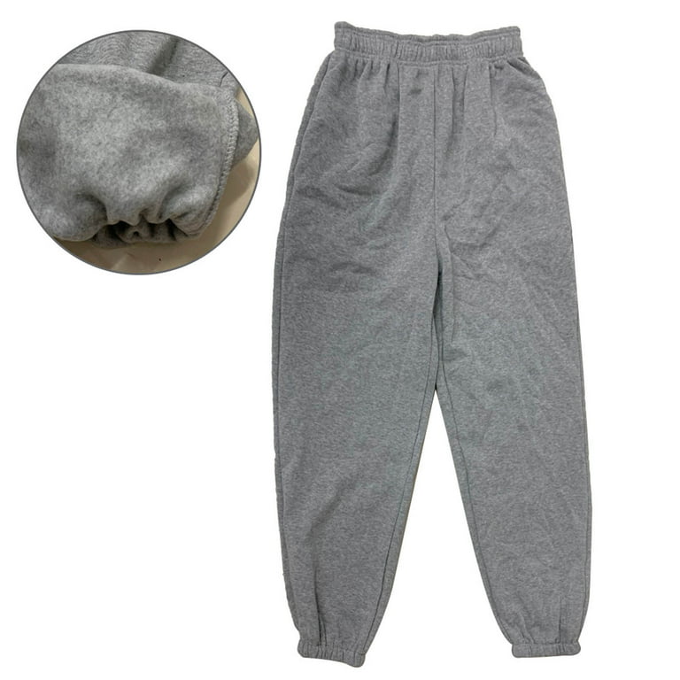 HAPIMO Savings Thicken Sweatpants for Women Solid Color Teens Fall