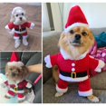 thumbnail image 5 of Miaocao Christmas Dog Santa Costume Outfit, Xmas Puppy Santa Claus Clothes Suits Hat for Pet Dogs Cats Party New Year Funny Cosplay (Red, X-Large), 5 of 6