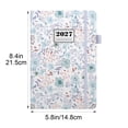 thumbnail image 2 of 2027 Planner Weekly and Monthly - Planner 2027, JAN 2027 - DEC 2027, 5.8" x 8.4", 2027 Calendar Planner with Tabs, To-do Notes, Twin-wire Binding, Premium Paper, Thick Paper - Flowers, 2 of 6