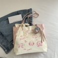 thumbnail image 1 of Bolso de mujer con axila nueva tendencia de primavera y verano 2025, nicho de estilo occidental, bufanda de seda, moda de un solo hombro, bolso grande de gran capacidad, bolso de ocio, 1 of 5