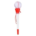 thumbnail image 2 of CHENjy Stress Reliever Gel Pen with Baseball Topper, Multi Colored Pens 0.5mm, Soccer Goodie Bags Pens for Students and Teens, 1pc,White, 2 of 7