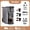 Black-NEW, variant on Jesslyn 3 in 1 Single Serve Coffee Maker: Coffee Machine Compatible with K Cup Capsules & Grounds, Instant Coffee Pot, Tea Maker Brewer - Removable 50 oz Water Reservoir, 120V 1150W, Black