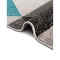 thumbnail image 5 of Unique Loom Valencia Collection Area Rug - Albufera (7' 10" x 10' Rectangle Gray/Black), 5 of 11