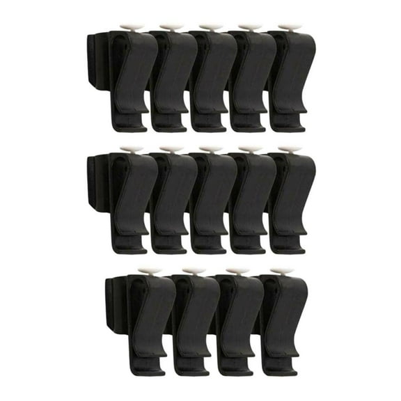 14Pcs Golf Club Bag Clips On Putter Clamp Holder Organizer Black Putting Clip