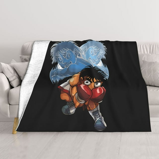 Manta de aire acondicionado Hajime No Ippo, manta de felpa de franela suave, manta de cama, manta de sofá para adolescentes, niños, niñas, niños, hombres, mujeres
