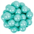 thumbnail image 3 of NY SPICE SHOP Turquoise Shimmer Gumballs - 3 Pound - Cotton Candy Flavor - Shiny Blue Gumballs - Aqua Pearl Bubble Gum Balls - Ocean Glow Cotton Candy Gum Spheres, 3 of 3