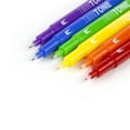 thumbnail image 6 of Tombow TwinTone Dual-Tip Marker Pen Set, Broad & Extra-Fine Tips, Rainbow Color Palette, 6 Count, 6 of 9