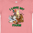 thumbnail image 4 of Inktastic I Love My Farm with Happy Farm Animals Boys or Girls Baby T-Shirt, 4 of 5