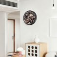 thumbnail image 6 of Voice Activated Clock with Glow Light 12 Inch Large Silent Wall Clock Battery Operated for Home Decor Watercolor Opossum Pattern, 6 of 8